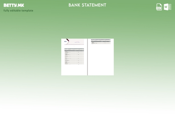 Модерен стил Шаблон за страници со зборови со изјава на Катар QNB